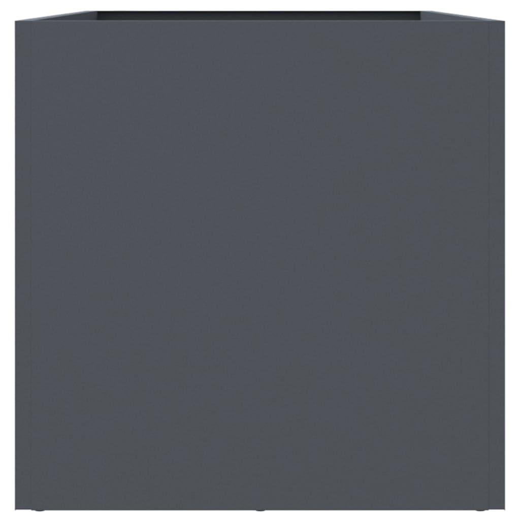 Planter Anthracite 62x30x29 cm Steel