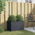 Planter Anthracite 62x40x39 cm Steel