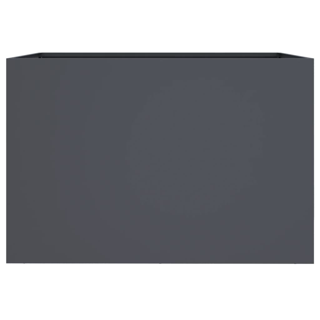 Planter Anthracite 62x40x39 cm Steel