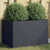 Planter Anthracite 62x40x39 cm Steel