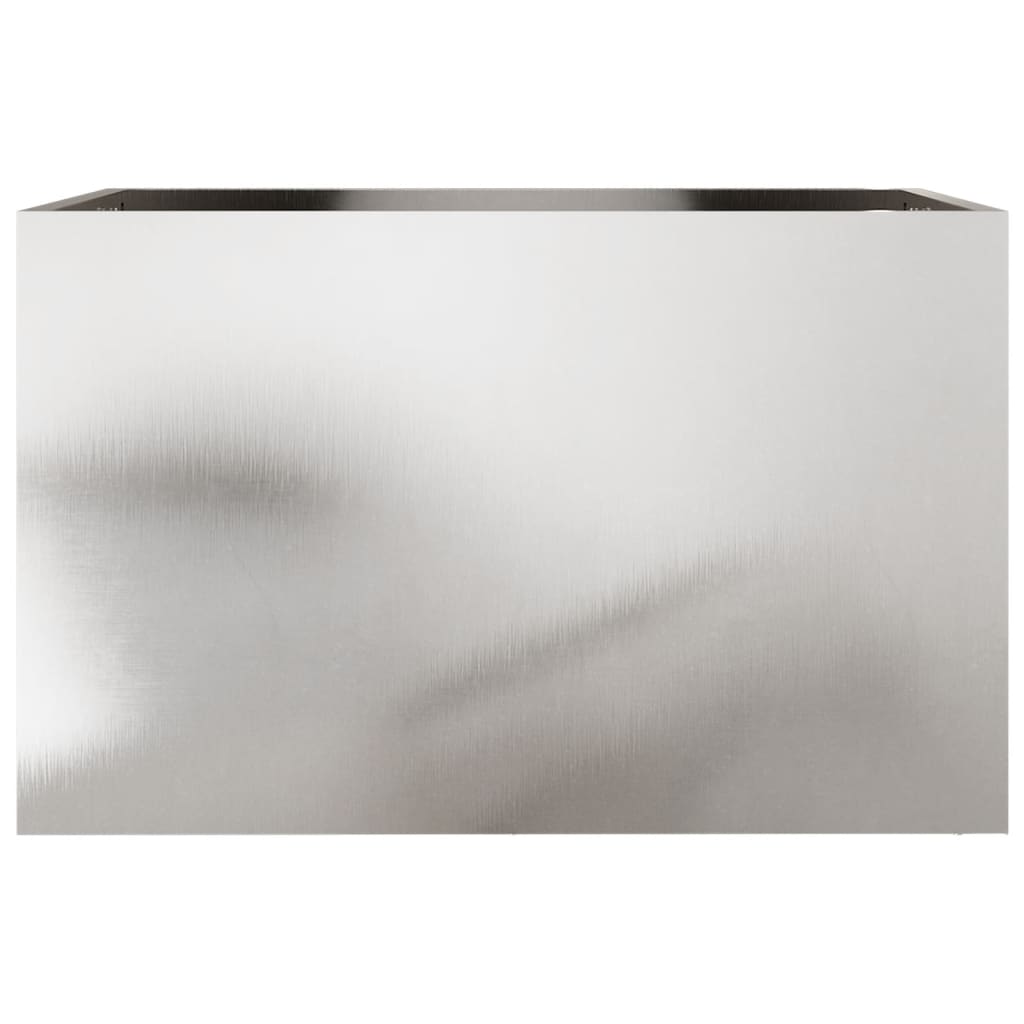 Planter Silver 62x40x39 cm Stainless Steel