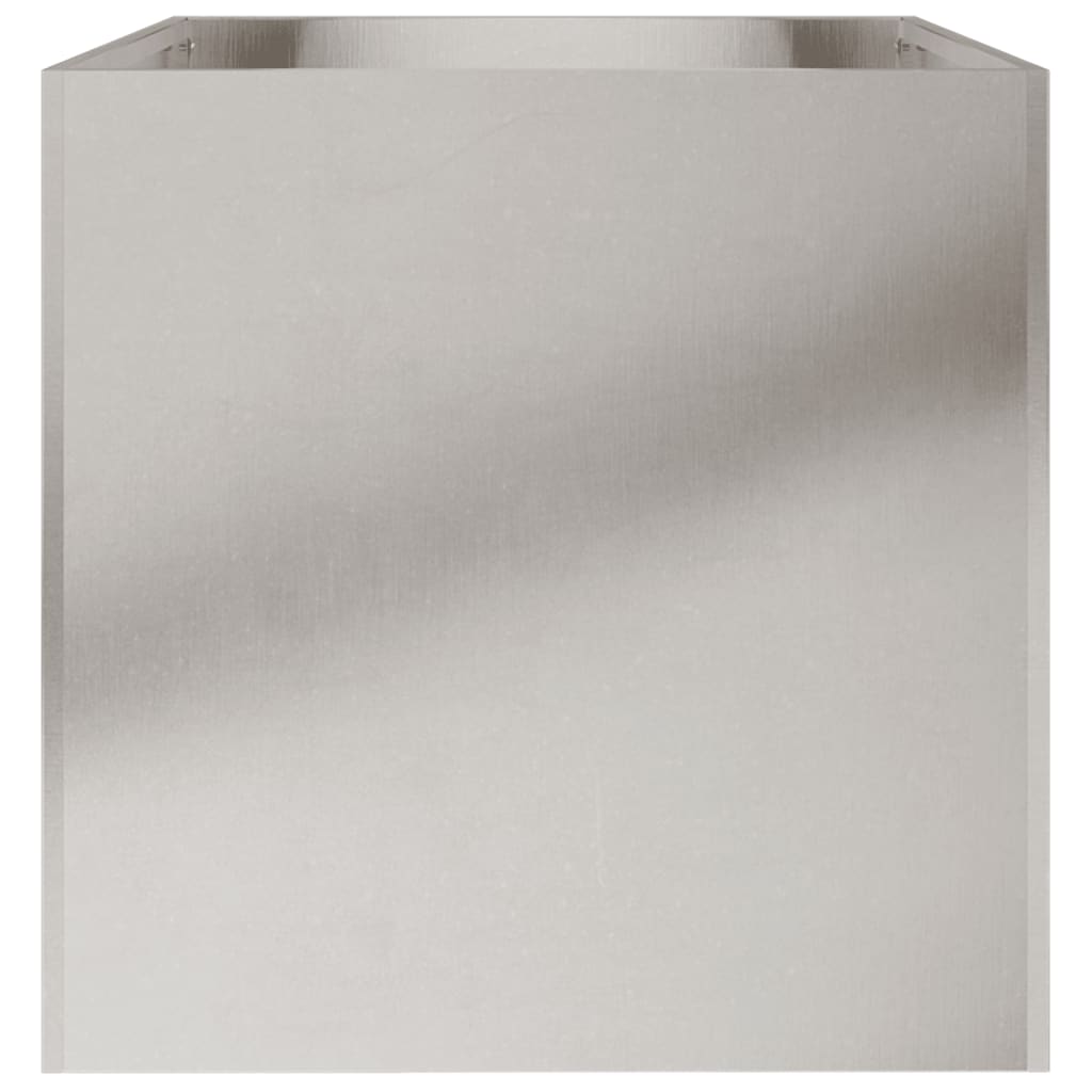 Planter Silver 62x40x39 cm Stainless Steel