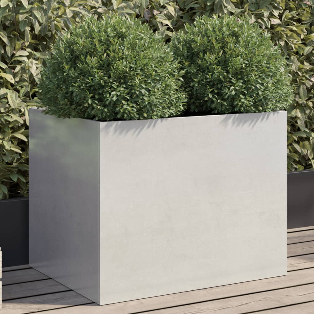 Planter Silver 62x47x46 cm Stainless Steel