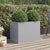 Planter Silver 62x47x46 cm Galvanised Steel