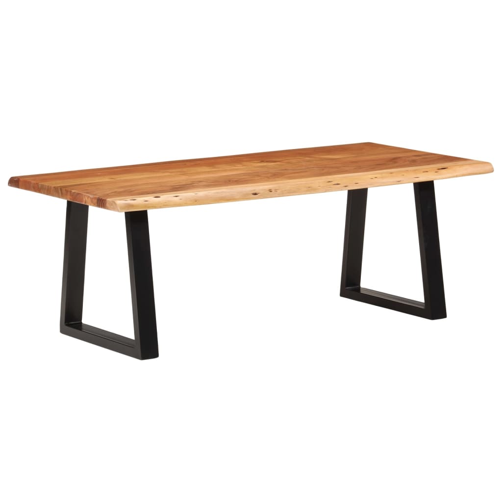 Coffee Table 110x55x40 cm Solid Wood Acacia