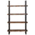 Bookcase 4-Tier 110x40x180 cm Solid Wood Reclaimed and Iron