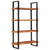 Bookcase 4-Tier 110x40x180 cm Solid Wood Acacia and Iron