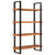 Bookcase 4-Tier 110x40x180 cm Solid Wood Acacia and Iron