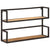 Wall Shelf 90x20x55 cm Solid Wood Mango and Iron