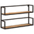 Wall Shelf 90x20x55 cm Solid Wood Mango and Iron