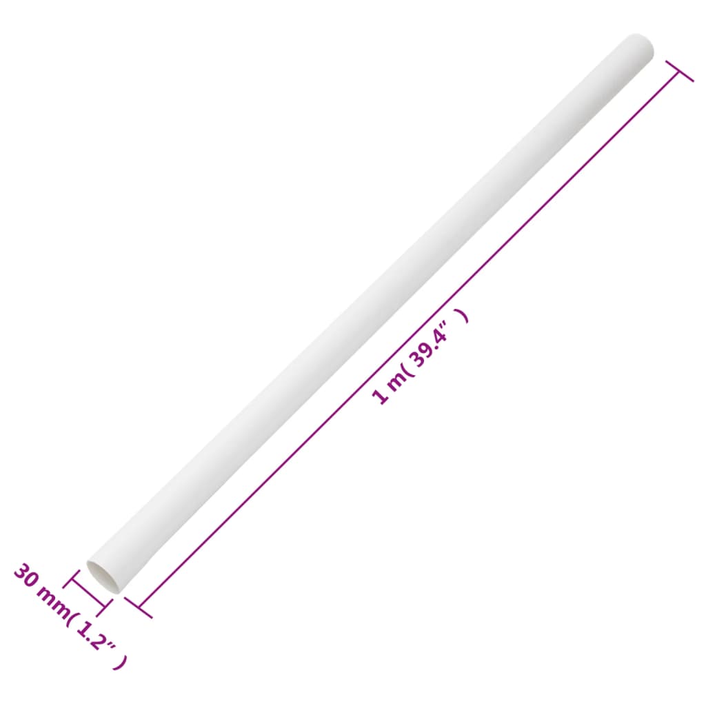 Cable Trunkings with Clips Ø30 mm 10 m PVC