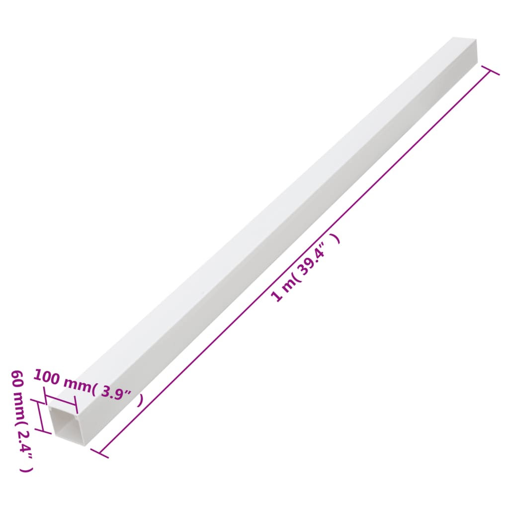 Cable Trunking 100x60 mm 10 m PVC