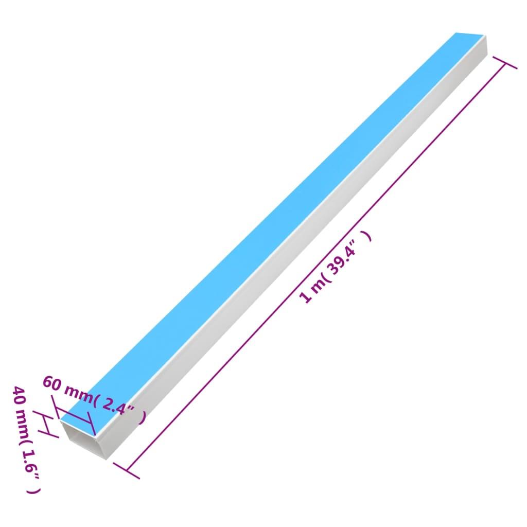 Cable Trunking Self-Adhesive 60x40 mm 30 m PVC