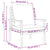 3 Piece Garden Lounge Set with Cushions Solid Wood Acacia