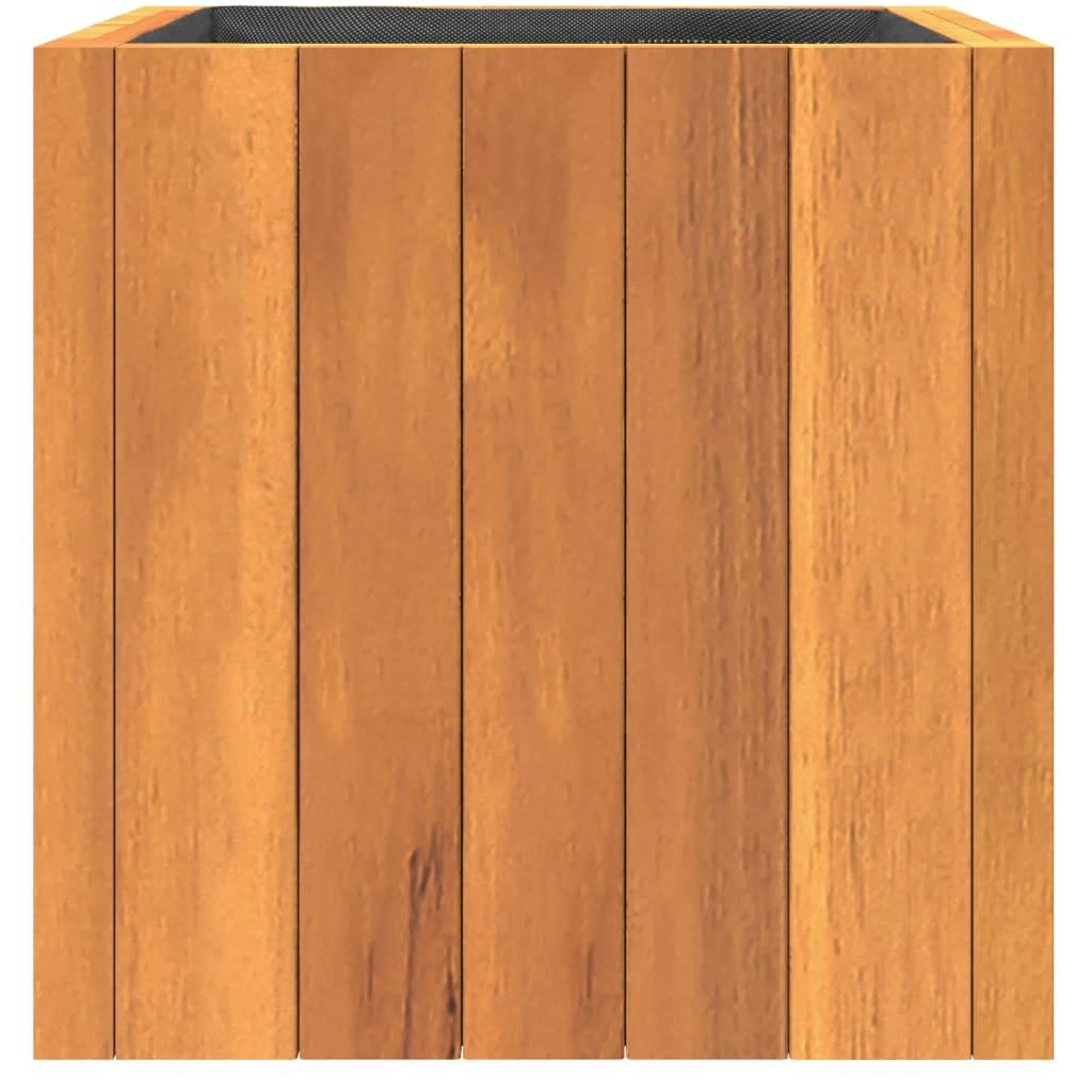 Garden Planter 25x25x25 cm Solid Wood Acacia