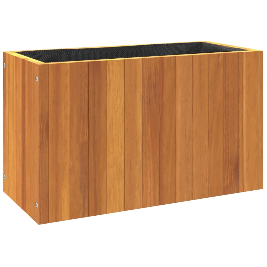 Garden Planter 59x27.5x35 cm Solid Wood Acacia