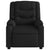 Massage Recliner Chair Black Fabric
