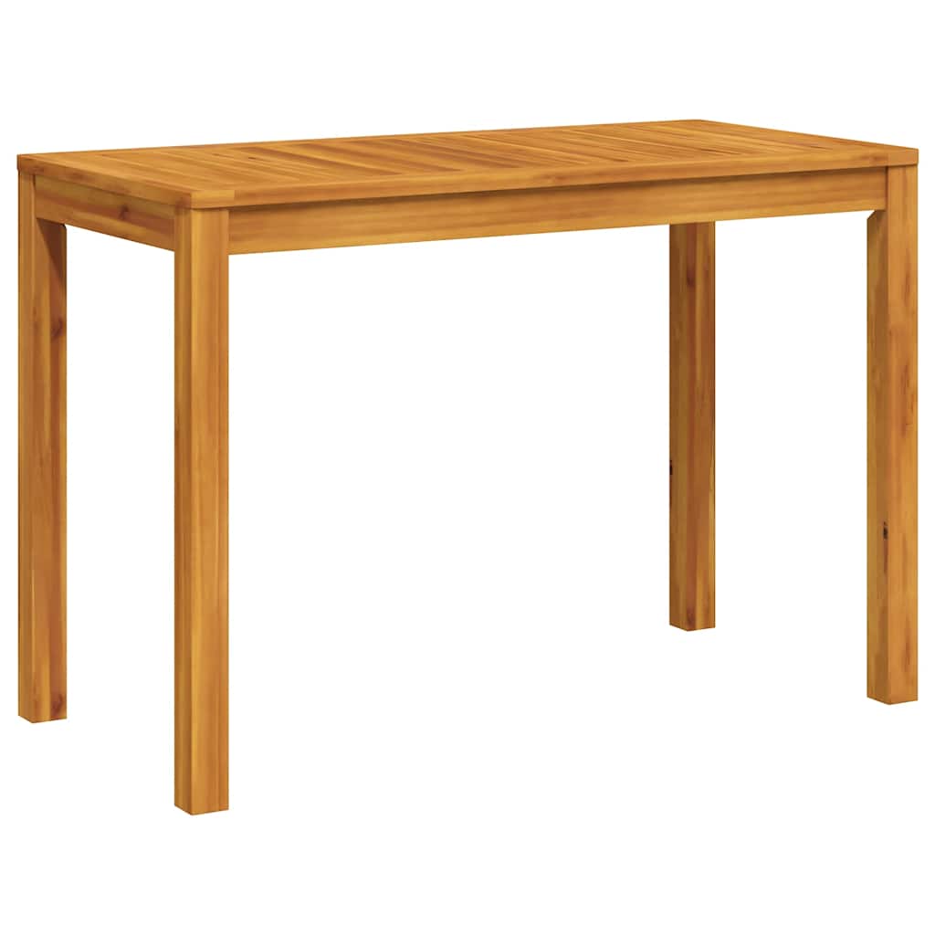 Garden Dining Table 110x55x75 cm Solid Wood Acacia