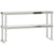 Work Table Overshelf 2-Tier 110x30x65 cm Stainless Steel