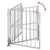 Garden Gate 100x95 cm Stainless Steel