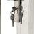 Garden Gate 100x95 cm Stainless Steel