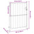 Garden Gate 100x150 cm Stainless Steel