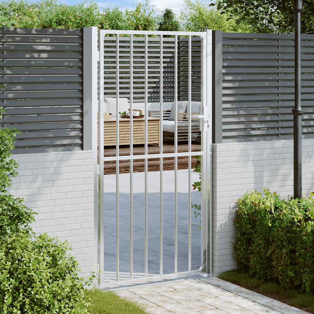 Garden Gate 100x180 cm Stainless Steel