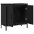 Bathroom Sink Cabinet Black 60x30x60 cm Engineered Wood