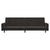 2-Seater Sofa Bed Dark Grey Velvet