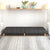 2-Seater Sofa Bed Dark Grey Fabric