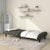 2-Seater Sofa Bed Dark Grey Velvet