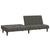 2-Seater Sofa Bed Dark Grey Velvet