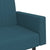 2-Seater Sofa Bed Blue Velvet