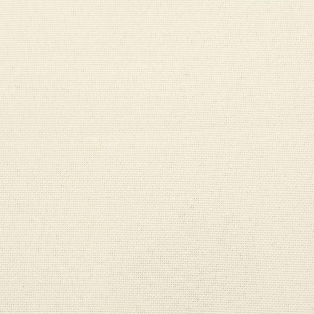 Highback Chair Cushions 4 pcs Cream Oxford Fabric