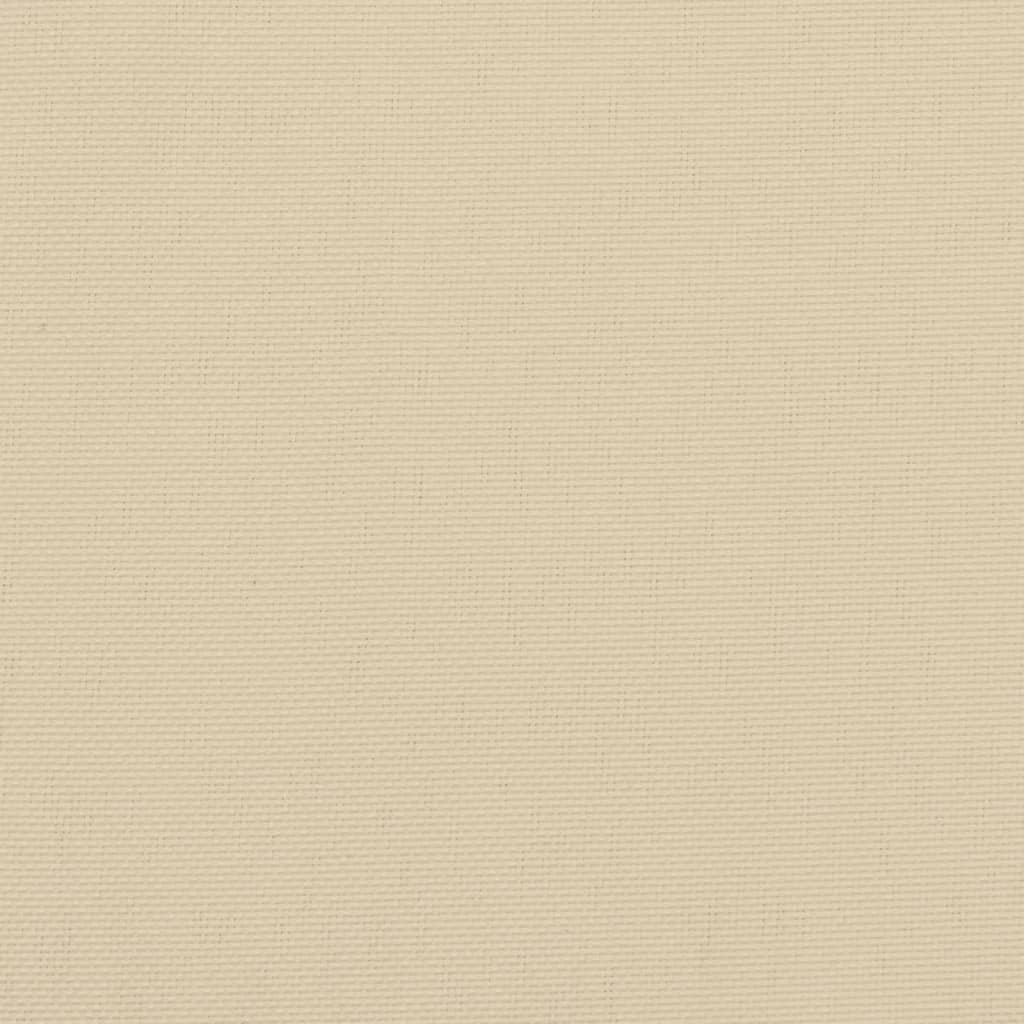 Highback Chair Cushions 4 pcs Beige Oxford Fabric