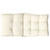 Lowback Chair Cushions 4 pcs Cream Oxford Fabric