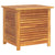 Garden Storage Box with Louver 60x50x56 cm Solid Wood Acacia