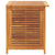 Garden Storage Box with Louver 60x50x56 cm Solid Wood Acacia