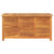 Garden Storage Box with Louver 113x50x56 cm Solid Wood Acacia