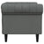 Chesterfield Sofa Chair Dark Grey Fabric