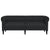 Chesterfield Sofa 3-Seater Black Fabric