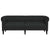 Chesterfield Sofa 3-Seater Black Fabric
