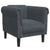 Sofa Chair Dark Grey Velvet