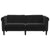 Sofa 2-Seater Black Velvet