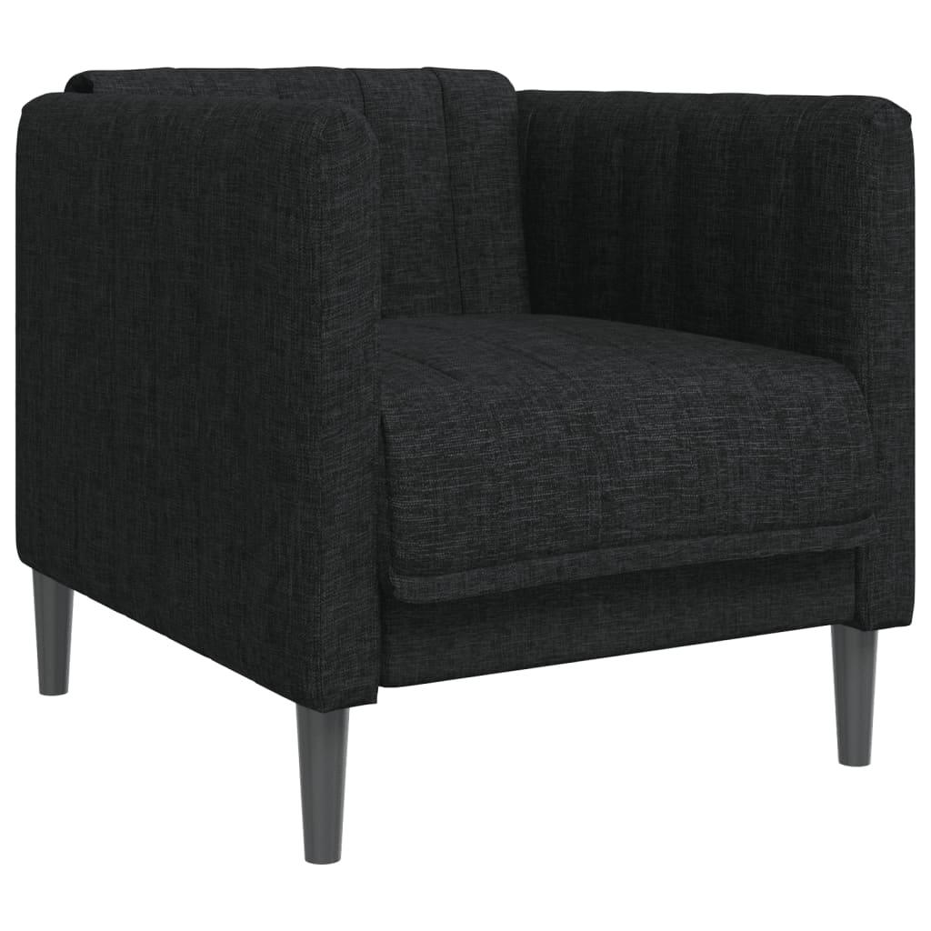 Sofa Chair Black Fabric