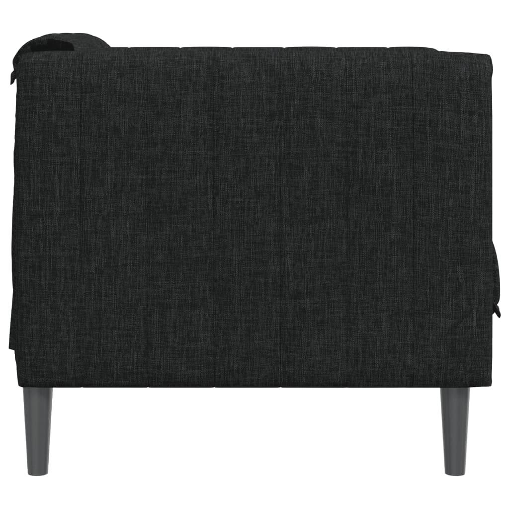 Sofa Chair Black Fabric