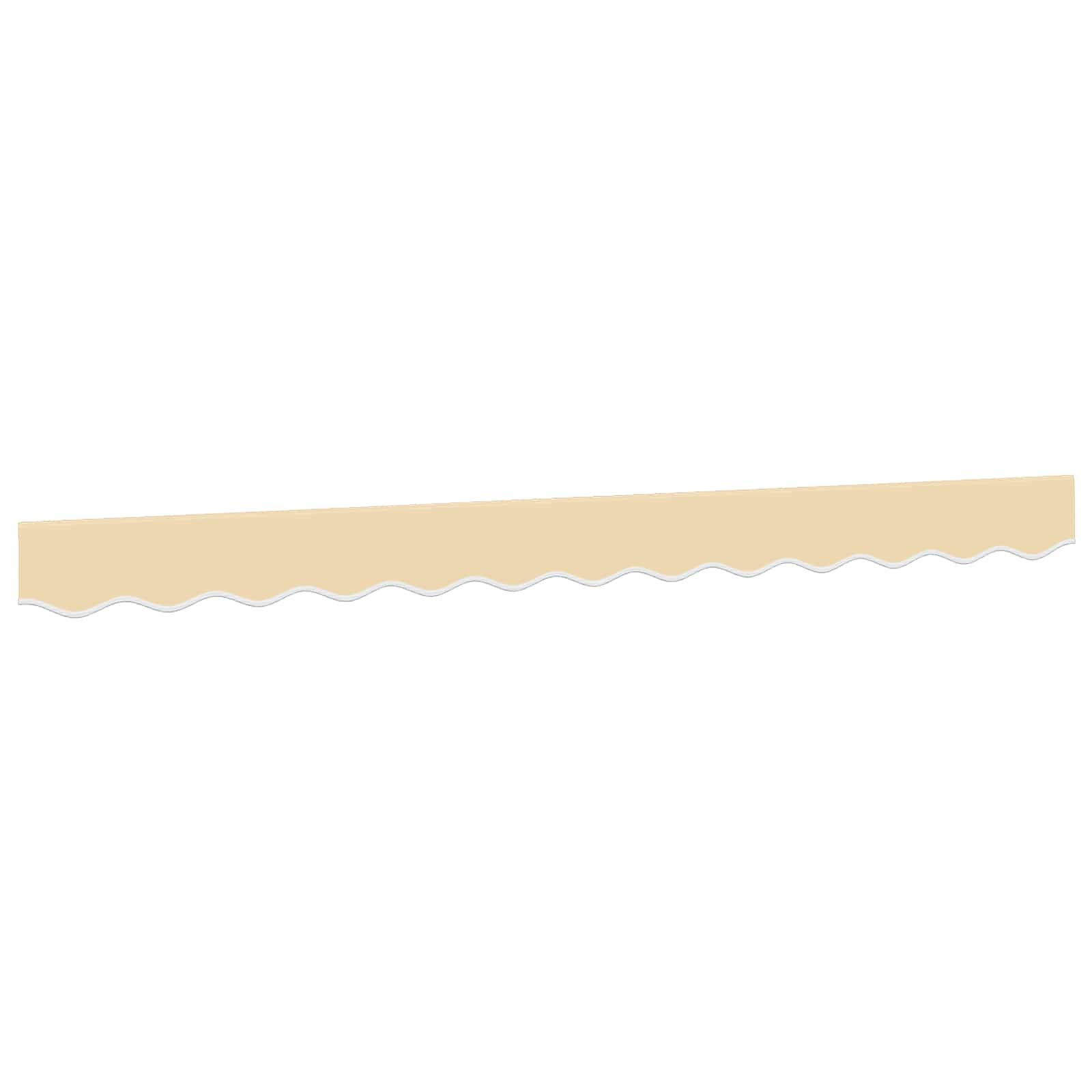 Awning Valance Replacement Cream Stripe 300 cm