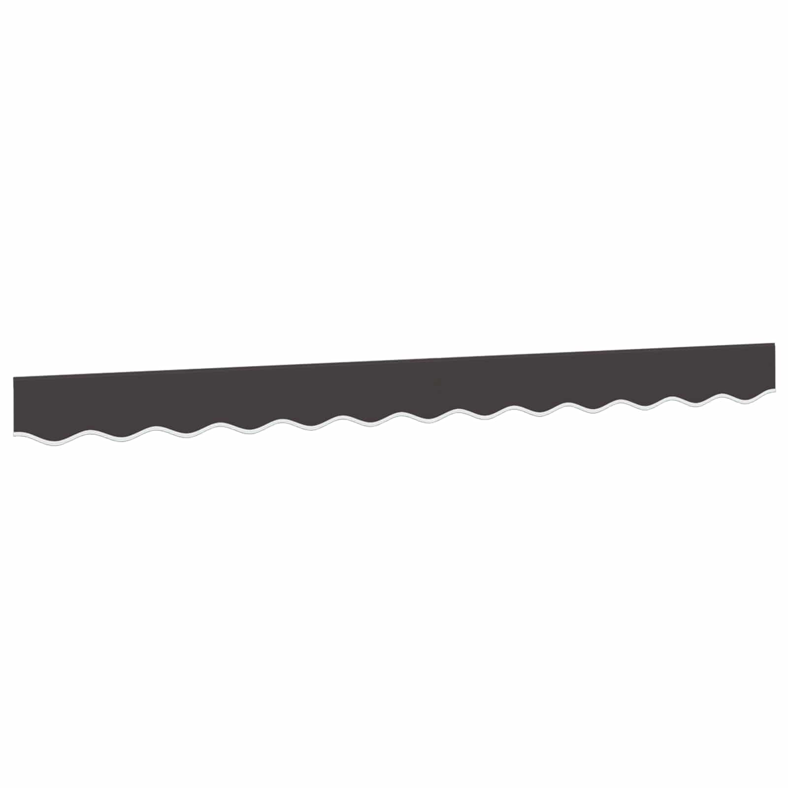 Awning Valance Replacement Anthracite Stripe 300 cm