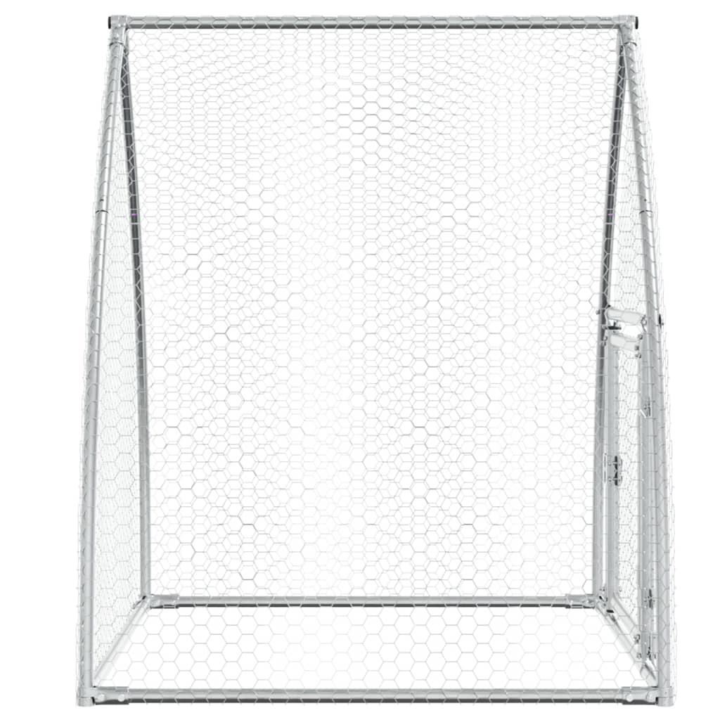 Chicken Cage Silver 100x105x120 cm Galvanised Steel