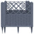 Garden Planter with Pegs Blue Grey 43.5x43.5x43.5 cm PP